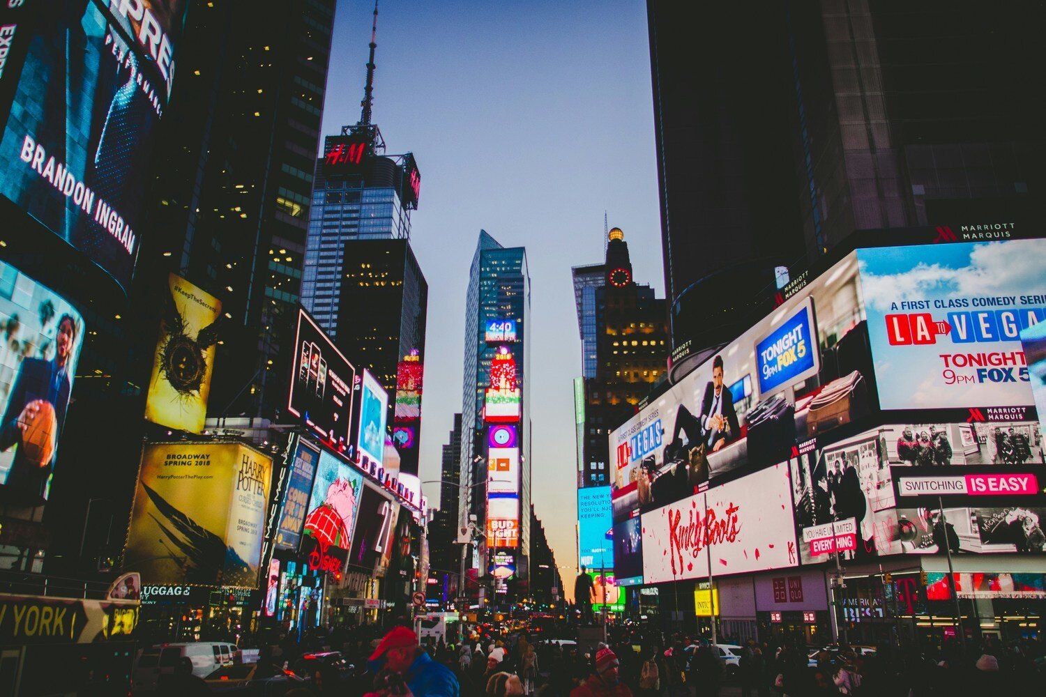 Times Square | Unsplash credit Claudio Schwarz